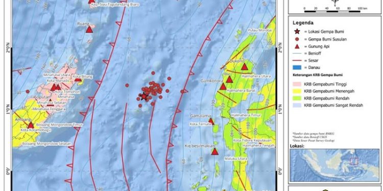 Laut Maluku Memiliki Kondisi Geologi yang Rumit dan Intensitas Kegempaan Sangat Tinggi