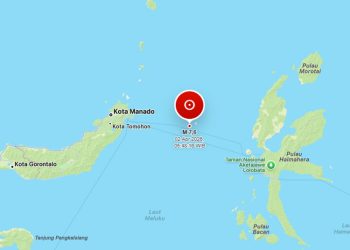 Gempa Kuat M7,6 di Laut Maluku Berpotensi Tsunami