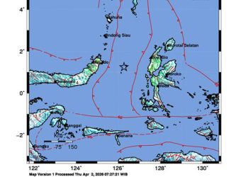 Gempa Laut Maluku M7,6 Dirasakan V-VI di Ternate, Terdeteksi Tsunami di Sidangoli