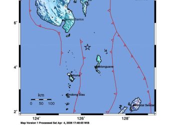 Gempa Kuat M6,2 Guncang Sangihe dan Talaud, Sulawesi Utara
