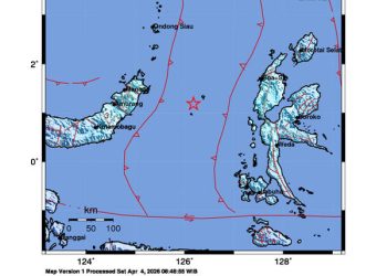 Gempa Laut Maluku Mengguncang Manado dan Bitung