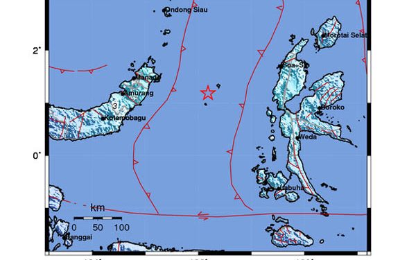 Gempa Laut Maluku Mengguncang Manado dan Bitung