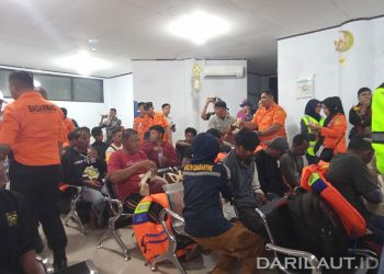 Tiba di Gorontalo 21 ABK Nazila 05 Korban Kapal Tenggelam di Laut Maluku Menuju Minahasa Utara