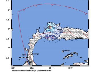 Gempa Darat Guncang Toli-toli