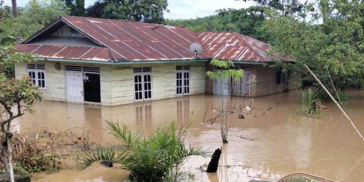 Ratusan Rumah Terendam Banjir di Kabupaten Boalemo