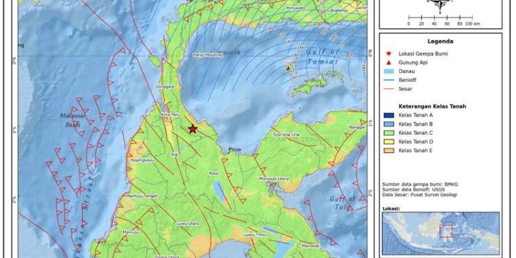 Gempa Palu M6,7 Berasosiasi Dengan Aktivitas Sesar Palolo