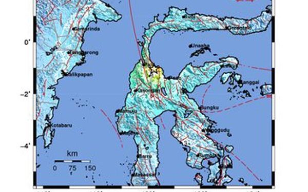 Gempa Darat M6,7 Guncang Palu dan Sigi, Terasa Hingga Gorontalo