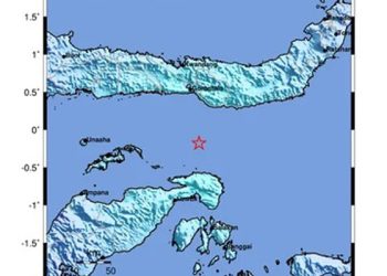 Gempa Teluk Tomini M5,6 Guncang Luwuk