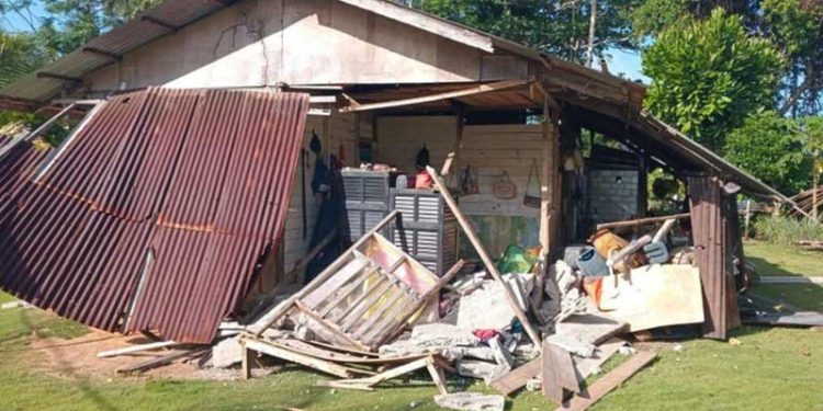 Gempa Sarangani di Filipina Selatan Merusak 100 Rumah dan Gedung di Sangihe dan Talaud