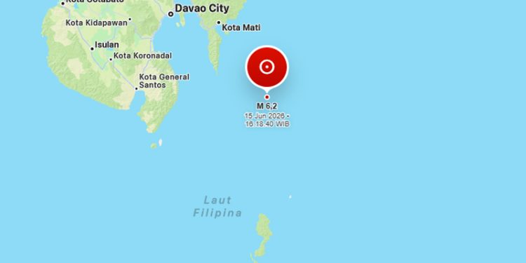 Gempa M6,2 Guncang Talaud
