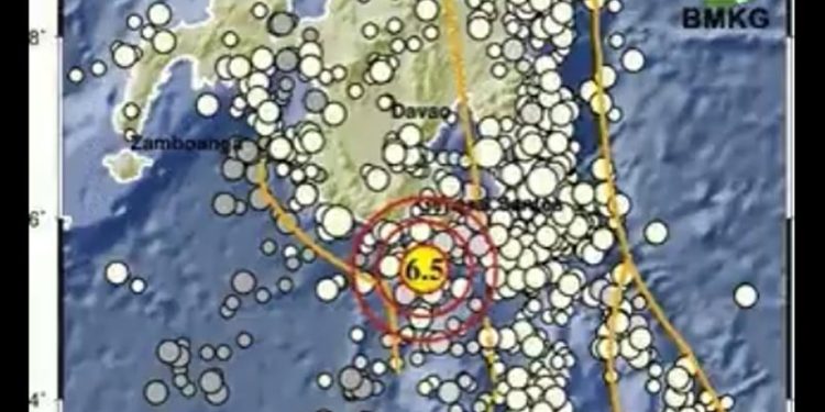 Gempa Susulan M6,5 di Filipina Selatan