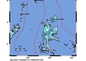 Gempa Kuat M6,2 Guncang Halmahera, Maluku Utara
