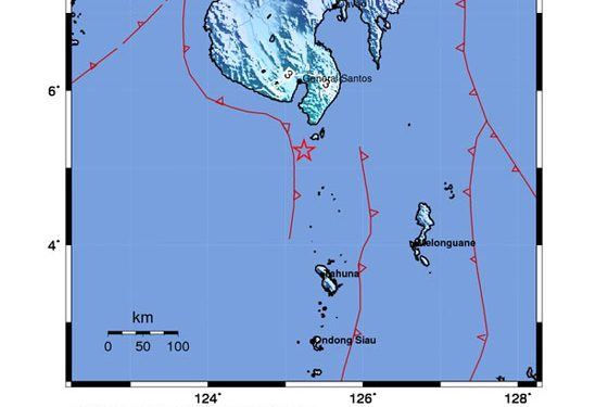 Gempa Bumi M5,3 Guncang Sangihe