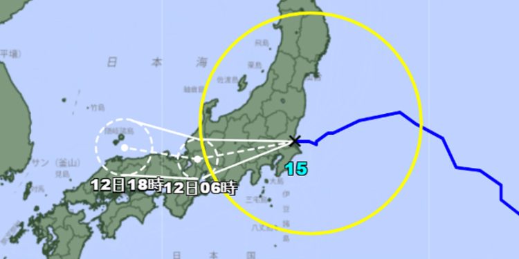 Tropical Storm Chan-hom Makes Landfall Northeast of Tokyo