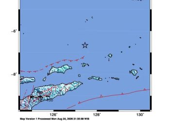 Gempa Laut Banda Magnitudo 6,2 Tidak Berpotensi Tsunami