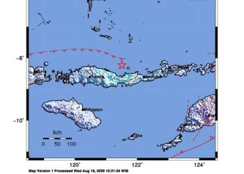 Gempa M 5,2 di Dekat Kabupaten Nagekeo NTT