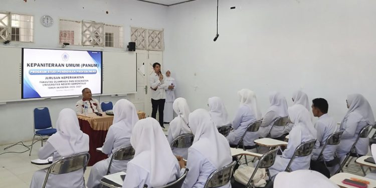 74 Mahasiswa Profesi Ners UNG Awali Langkah Menjadi Perawat Profesional