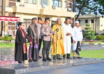 Polda Gorontalo Gelar Doa Bersama dan Penggalangan Bantuan untuk Korban Gempa M 7,7 di NTT