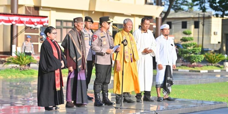 Polda Gorontalo Gelar Doa Bersama dan Penggalangan Bantuan untuk Korban Gempa M 7,7 di NTT