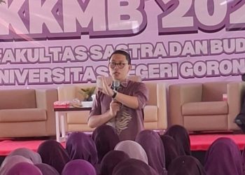 Mahasiswa Baru Fakultas Sastra dan Budaya UNG Memperoleh Pemahaman Mengenai Riset dan Kolaborasi International