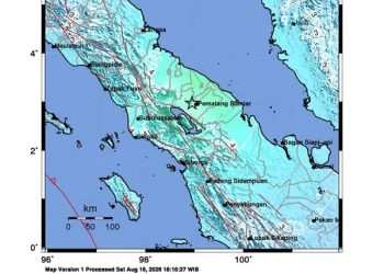 Gempa Kuat di Darat M 6,4 Mengguncang Simalungun Sumatra Utara
