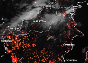 Titik Api dan Kebakaran di Pulau Kalimantan Bertambah
