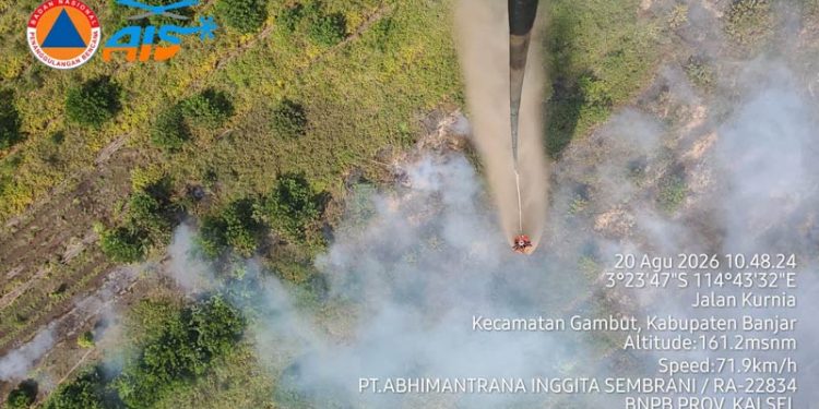 53 Titik Api di 9 Wilayah Terdeteksi di Kalimantan Selatan
