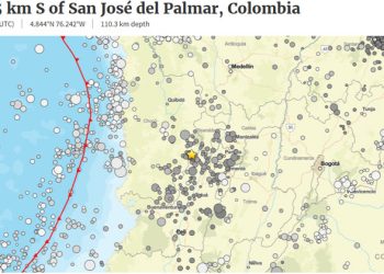 Gempa Dahsyat M 7,4 di Kolombia Dirasakan Lebih Dari 10 Juta Orang pada Skala VI dan VII MMI