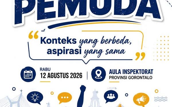 International Youth Day, Disparekrafpora Provinsi Gorontalo Gelar “Temu Pemuda Gorontalo 2026”