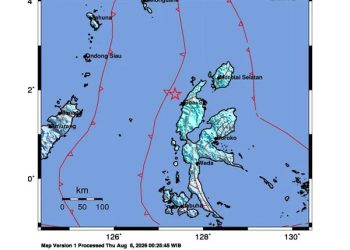 Gempa M5,9 Guncang Halmahera Utara