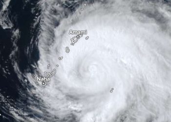 Typhoon Saudel Set to Strike Okinawa and Amami, Japan