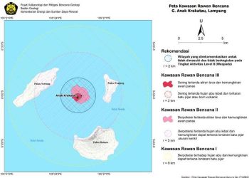 Ada Penambahan Daratan Gunung Anak Krakatau Seluas 32.8 Hektare
