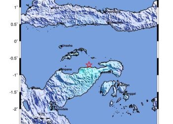 Gempa Teluk Tomini M 5,3 Guncang Banggai, Dirasakan IV-V MMI di Luwuk