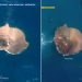 Copernicus Sentinel-2 Tampilkan Perubahan Bentuk Anak Krakatau Sebelum dan Setelah Letusan 25 Jam