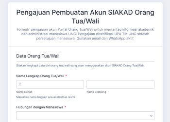 Orang Tua Dapat Memantau Pendidikan Akademik Mahasiswa UNG Melalui Fitur Aplikasi SIAKAD