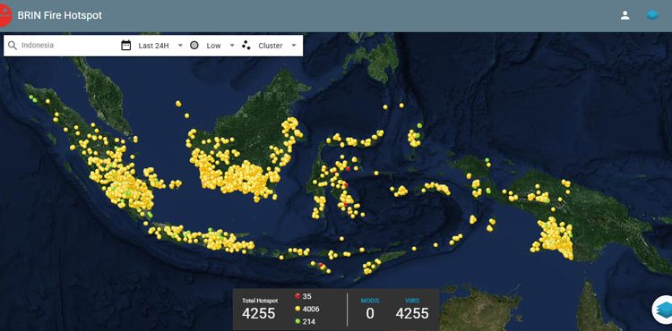 BRIN Perkenalkan Sistem Deteksi Dini Karhutla Indonesia