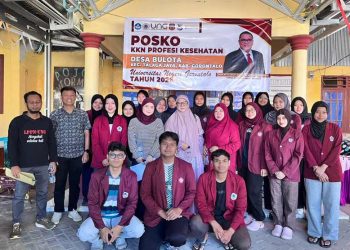 LPPM UNG Monitoring Pelaksanaan KKN Profesi Kesehatan di 28 Desa
