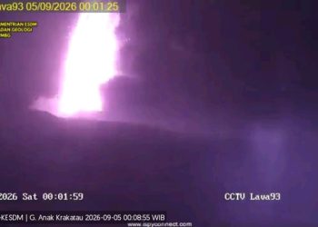 Dentuman Gunung Anak Krakatau