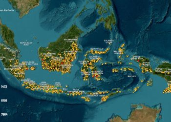Atmosfer Kering, Titik Panas Terbanyak di Kalimantan Tengah dan Sumatra Selatan