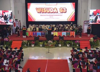 Prosesi Wisuda ke-63 UNG Kukuhkan 700 Lulusan Terbaik