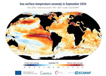 Anomali Suhu Permukaan Laut Mencerminkan El Niño Berkembang Pesat
