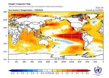 Menuju Kondisi El Niño yang Lebih Kuat Desember 2026