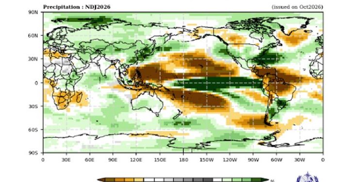Sinyal Cuah Hujan November 2026 – Januari 2027