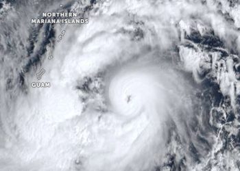 Badai Tropis Champi Menguat Menjadi Topan di Dekat Guam