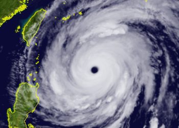 Super Typhoon Champi Approaches Eastern Taiwan