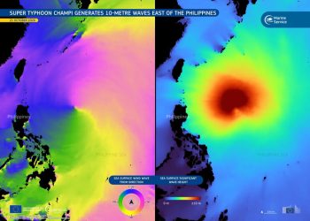 Copernicus Marine Catat Topan Super Champi Memiliki Kecepatan Angin Terkuat di Dunia Tahun 2026